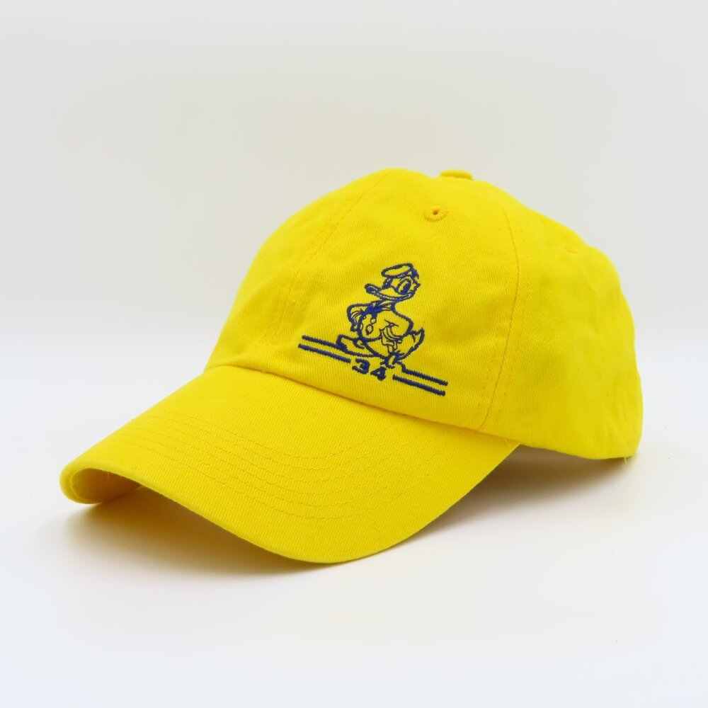 Donald Duck 34 Yellow Baseball Cap – Disney Adult Hat Adjustable